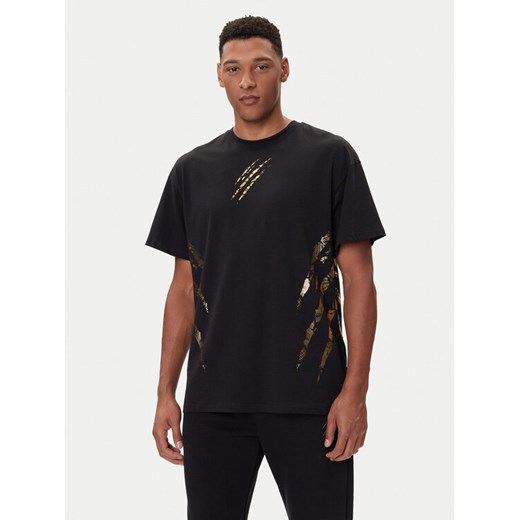 Plein Sport T-Shirt FAEC MTK8358 STE001N Czarny Loose Fit ze sklepu MODIVO w kategorii T-shirty męskie - zdjęcie 185634935