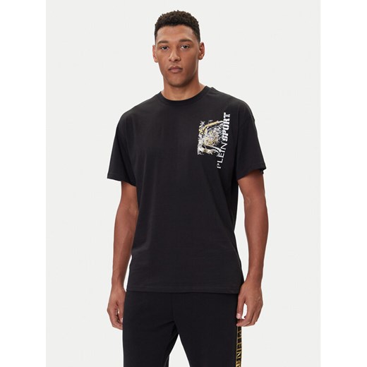 Plein Sport T-Shirt FAEC MTK8368 STE001N Czarny Loose Fit ze sklepu MODIVO w kategorii T-shirty męskie - zdjęcie 185634945