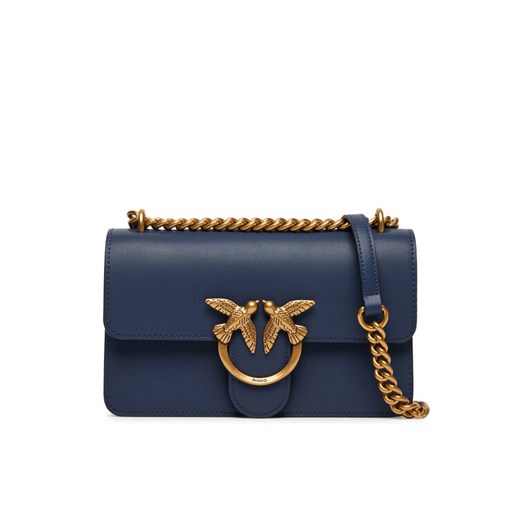 PINKO Torebka Love One Mini Dc AI 25-26 PLTT 100074 A0F1 Granatowy ze sklepu MODIVO w kategorii Listonoszki - zdjęcie 185634968