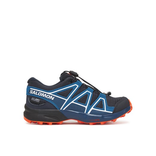 Salomon Buty do biegania Speedcross Waterproof L47856700 Czarny ze sklepu MODIVO w kategorii Buty sportowe dziecięce - zdjęcie 185634969