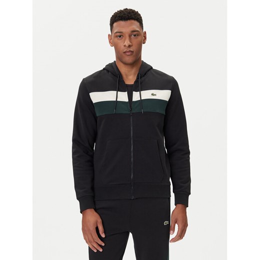 Lacoste Bluza SH5913 Czarny Regular Fit ze sklepu MODIVO w kategorii Bluzy męskie - zdjęcie 185635067