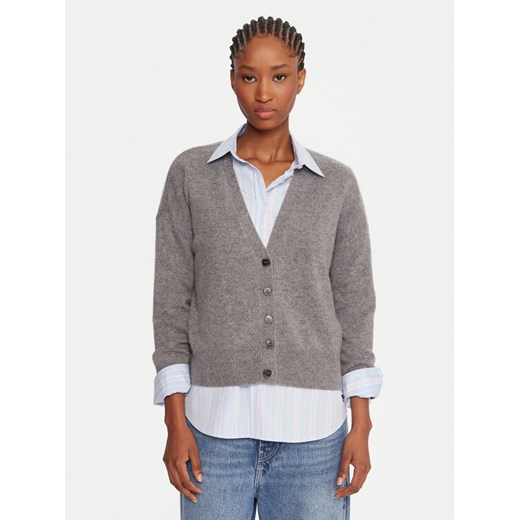 Marella Kardigan Chicco 2523346044 Szary Loose Fit ze sklepu MODIVO w kategorii Swetry damskie - zdjęcie 185635106