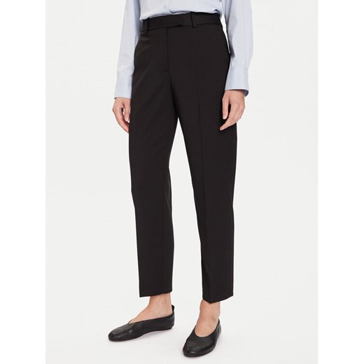Tommy Hilfiger Chinosy WW0WW48353 Czarny Slim Fit ze sklepu MODIVO w kategorii Spodnie damskie - zdjęcie 185635109