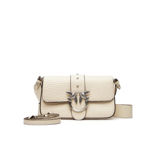 PINKO Torebka Love One Mini Slouchy Fl Al 25-26 PLTT 104340 A2JU Écru ze sklepu MODIVO w kategorii Torebki damskie - zdjęcie 185635157
