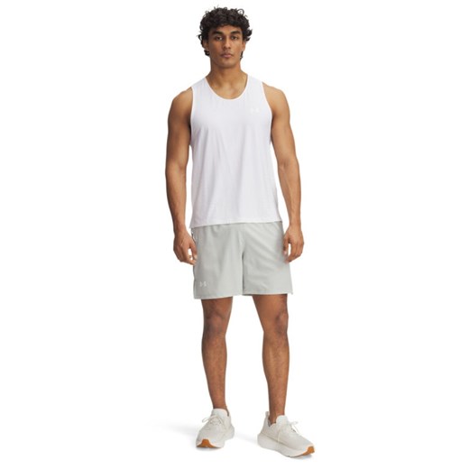 Męskie spodenki do biegania Under Armour UA Launch Pro 7\'\' Shorts - zielone ze sklepu Sportstylestory.com w kategorii Spodenki męskie - zdjęcie 185637288