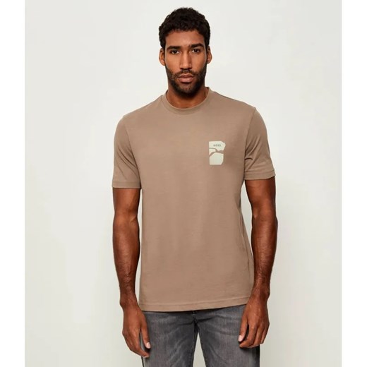 BOSS ORANGE T-shirt Te_structure | Regular Fit ze sklepu Gomez Fashion Store w kategorii T-shirty męskie - zdjęcie 185637508
