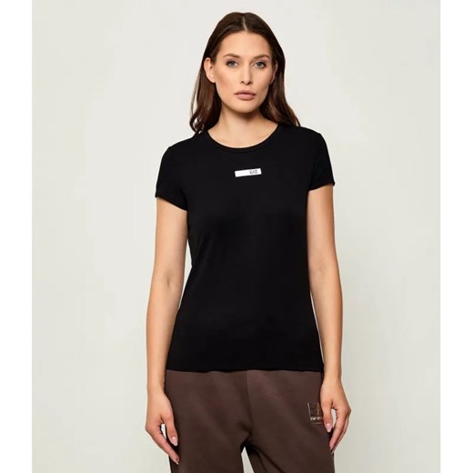 EA7 T-shirt | Slim Fit ze sklepu Gomez Fashion Store w kategorii Bluzki damskie - zdjęcie 185637509