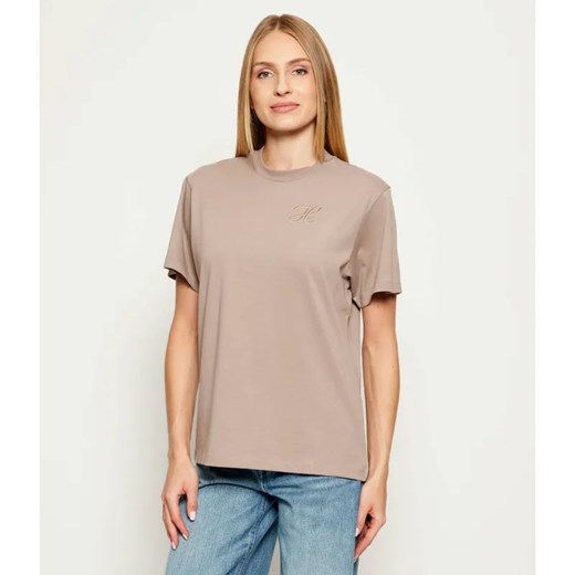 HUGO T-shirt Vintage Tee_19 | Loose fit ze sklepu Gomez Fashion Store w kategorii Bluzki damskie - zdjęcie 185637517