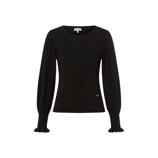More & More Sweter damski z dzianiny Kobiety czarny jednolity ze sklepu vangraaf w kategorii Swetry damskie - zdjęcie 185638358