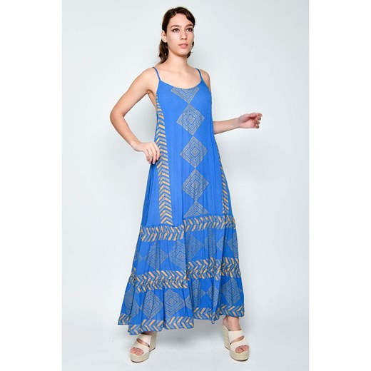 H.H.G. Sukienka w kolorze złoto-niebieskim ze sklepu Limango Polska w kategorii Sukienki - zdjęcie 185639369