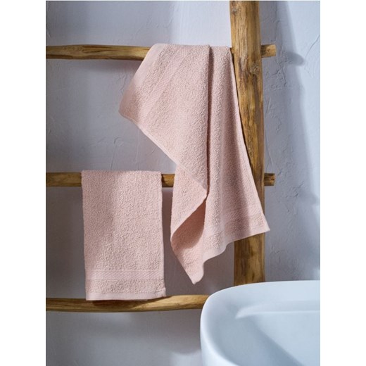 Sinsay - Ręczniki bawełniane 2 pack - różowy Sinsay One Size Sinsay