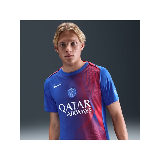 Męska koszulka piłkarska z krótkim rękawem Nike Dri-FIT Paris Saint-Germain Academy Pro (wersja trzecia) - Niebieski ze sklepu Nike poland w kategorii T-shirty męskie - zdjęcie 185641697
