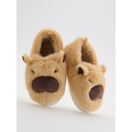 Reserved - Kapcie kapibara - brązowy Reserved 34/35 Reserved