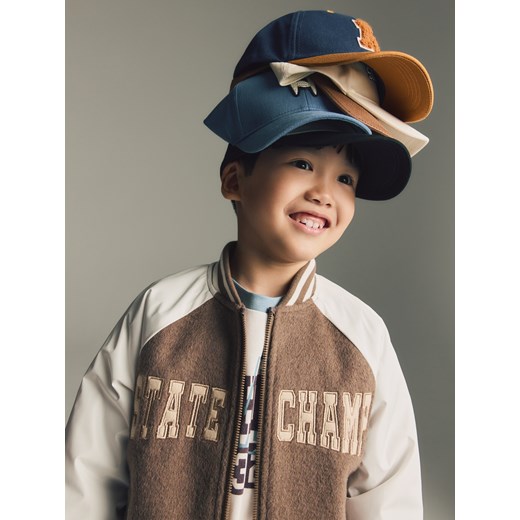 Reserved - Kurtka bomber - beżowy ze sklepu Reserved w kategorii Kurtki chłopięce - zdjęcie 185643235