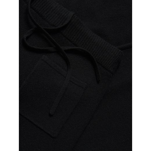 Reserved - Dzianinowe spodnie z wełną i kaszmirem - czarny Reserved S Reserved