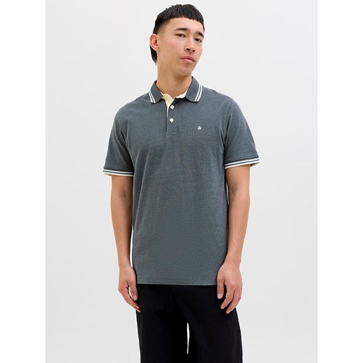 Jack &amp; Jones Koszulka polo &quot;Jjpaulos&quot; w kolorze granatowym ze sklepu Limango Polska w kategorii T-shirty męskie - zdjęcie 185645127