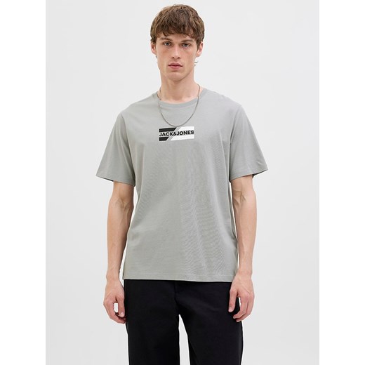 Jack &amp; Jones Koszulka &quot;Jjcorp&quot; w kolorze szarym ze sklepu Limango Polska w kategorii T-shirty męskie - zdjęcie 185645176