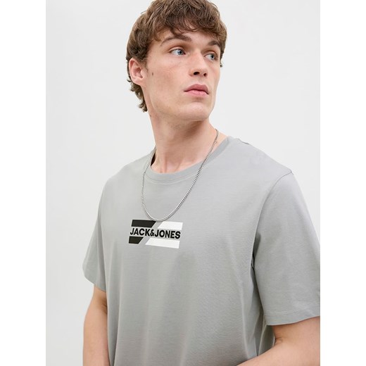 Jack &amp; Jones Koszulka &quot;Jjcorp&quot; w kolorze szarym Jack & Jones S okazyjna cena Limango Polska