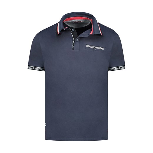 Canadian Peak Koszulka polo &quot;Klarkeak&quot; w kolorze granatowym ze sklepu Limango Polska w kategorii T-shirty męskie - zdjęcie 185645278