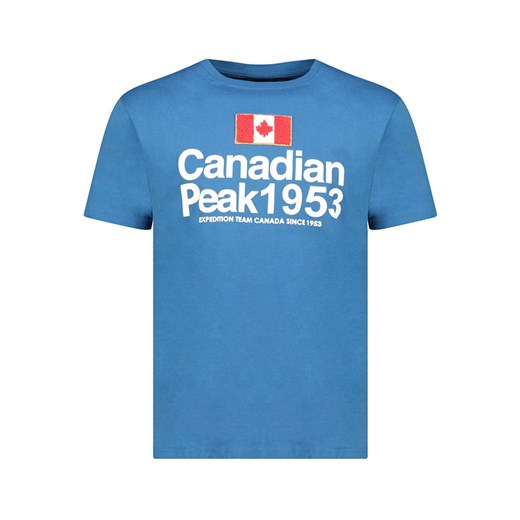 Canadian Peak Koszulka &quot;Jackeak&quot; w kolorze niebieskim ze sklepu Limango Polska w kategorii T-shirty męskie - zdjęcie 185645286