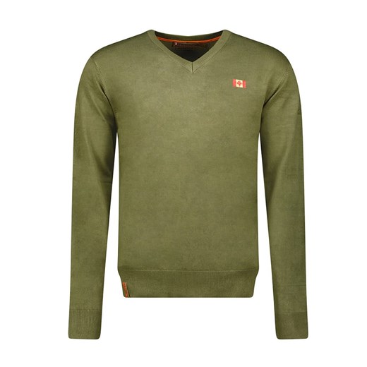 Canadian Peak Sweter &quot;Felineak&quot; w kolorze khaki ze sklepu Limango Polska w kategorii Swetry męskie - zdjęcie 185645328