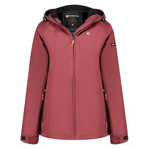 Canadian Peak Kurtka softshellowa &quot;Tamigoglasseak&quot; w kolorze bordowym ze sklepu Limango Polska w kategorii Kurtki damskie - zdjęcie 185645398