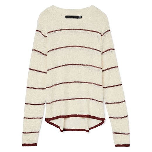 Vero Moda Sweter w kolorze czerwono-kremowym ze sklepu Limango Polska w kategorii Swetry damskie - zdjęcie 185645447