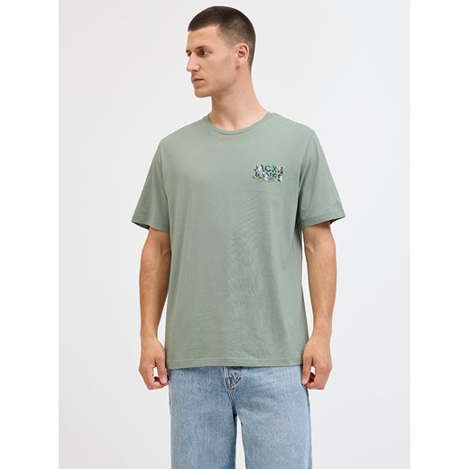Jack &amp; Jones Koszulka &quot;Jjgeplas&quot; w kolorze zielonym ze sklepu Limango Polska w kategorii T-shirty męskie - zdjęcie 185645499