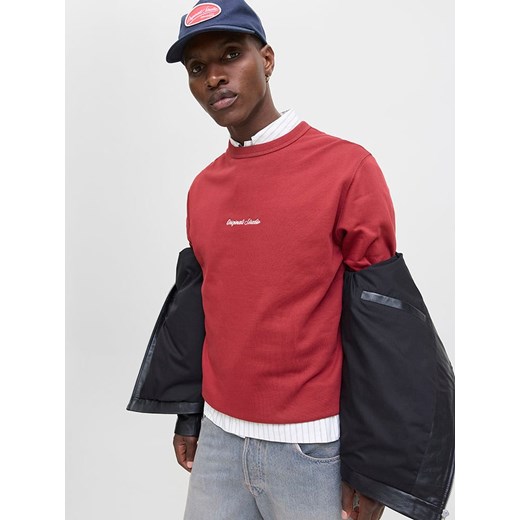 Jack &amp; Jones Bluza &quot;Jormorrebro&quot; w kolorze czerwonym Jack & Jones XXL wyprzedaż Limango Polska