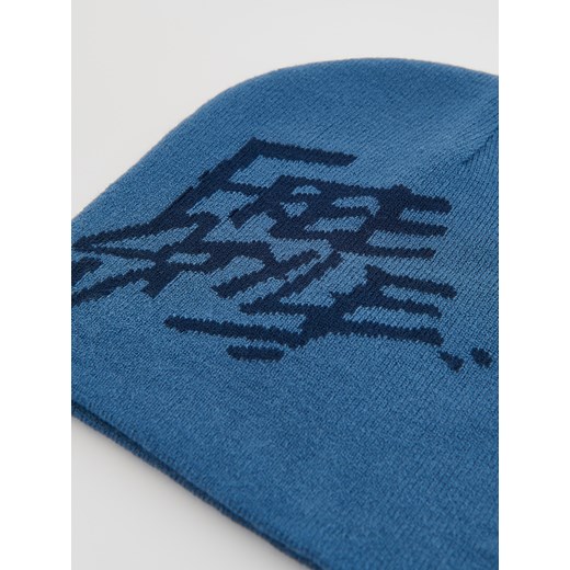 Reserved - Czapka z nadrukiem - niebieski Reserved 5-9 lat Reserved