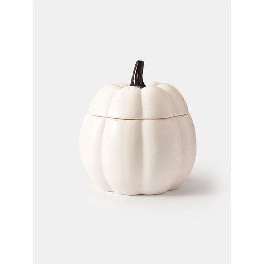 Sinsay - Pojemnik do przechowywania z pokrywką - biały Sinsay One Size Sinsay