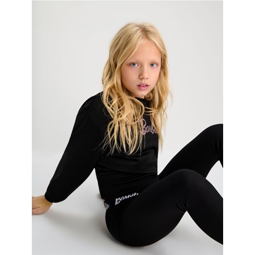 Sinsay - Legginsy Barbie - czarny ze sklepu Sinsay w kategorii Spodnie dziewczęce - zdjęcie 185648399