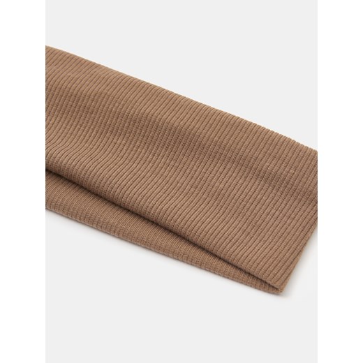 Sinsay - Prążkowana opaska do włosów - brązowy Sinsay One Size Sinsay