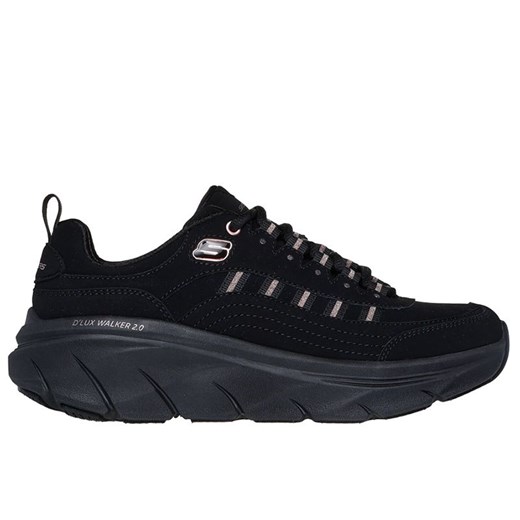 Buty damskie Skechers Relaxed Fit D'Lux Walker 2.0 Golden Step 150106BKRG - czarne ze sklepu streetstyle24.pl w kategorii Buty sportowe damskie - zdjęcie 185650447