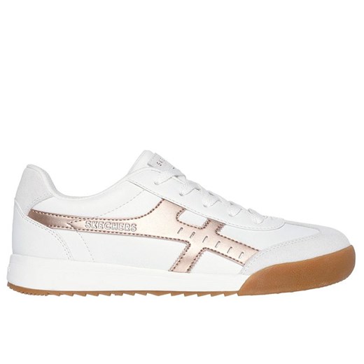 Buty damskie Skechers Zinger Metallic Roads 177500WTRG - białe ze sklepu streetstyle24.pl w kategorii Buty sportowe damskie - zdjęcie 185650448
