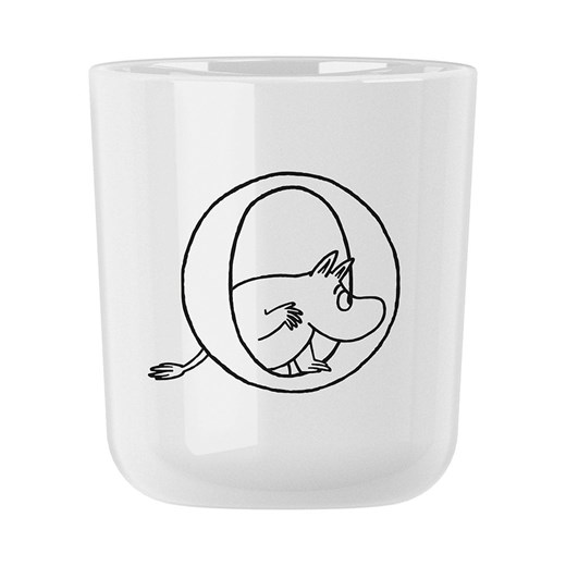 RIG-TIG Kubek &quot;Moomin ABC - O&quot; w kolorze białym - 200 ml ze sklepu Limango Polska w kategorii Kubki - zdjęcie 185650949