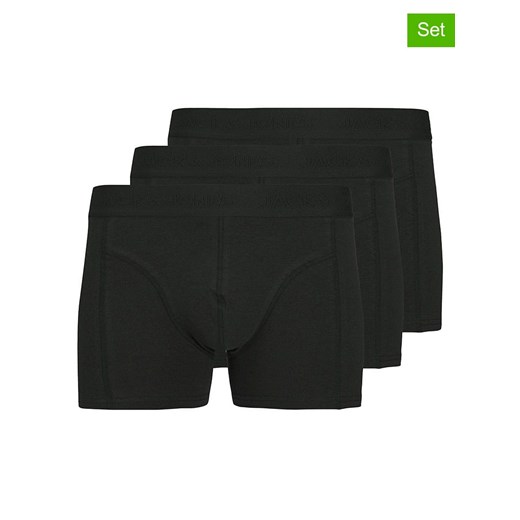 Jack &amp; Jones Bokserki (3 pary) &quot;Jacordinary&quot; w kolorze czarnym ze sklepu Limango Polska w kategorii Majtki męskie - zdjęcie 185651066