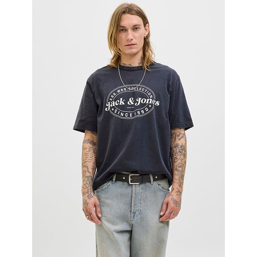 Jack &amp; Jones Koszulka &quot;Jjedover&quot; w kolorze granatowym ze sklepu Limango Polska w kategorii T-shirty męskie - zdjęcie 185651126