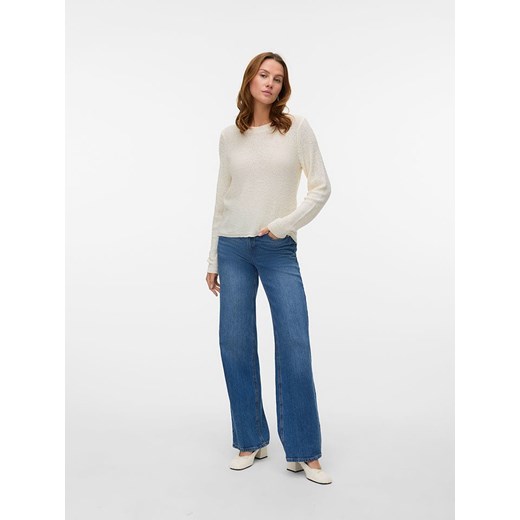 Vero Moda Sweter w kolorze kremowym ze sklepu Limango Polska w kategorii Swetry damskie - zdjęcie 185651377