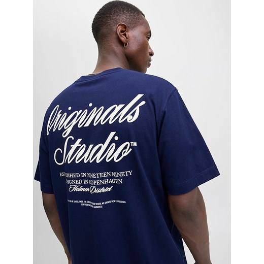 Jack &amp; Jones Koszulka &quot;Jormorrebro&quot; w kolorze granatowym Jack & Jones L Limango Polska promocja