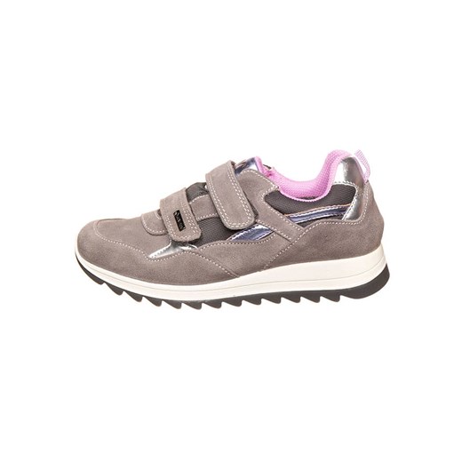 Primigi Skórzane sneakersy &quot;Trilly&quot; w kolorze beżowym ze sklepu Limango Polska w kategorii Buty sportowe dziecięce - zdjęcie 185651476