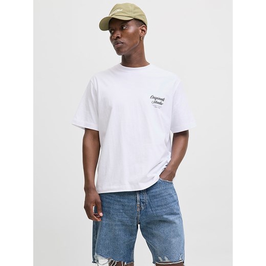 Jack &amp; Jones Koszulka &quot;Jormorrebro&quot; w kolorze białym ze sklepu Limango Polska w kategorii T-shirty męskie - zdjęcie 185652366