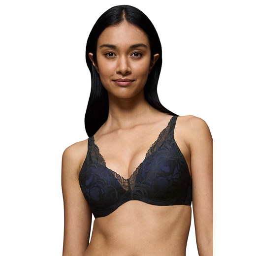 Biustonosz usztywniany Triumph 10219710 Body Make-Up Illusion Lace WP 0004-black ze sklepu kontri.pl w kategorii Biustonosze - zdjęcie 185652736