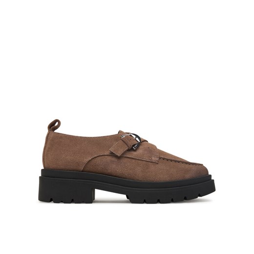 Loafersy Coccinelle E4 TD1 38 01 01 Brązowy ze sklepu eobuwie.pl w kategorii Lordsy damskie - zdjęcie 185653119