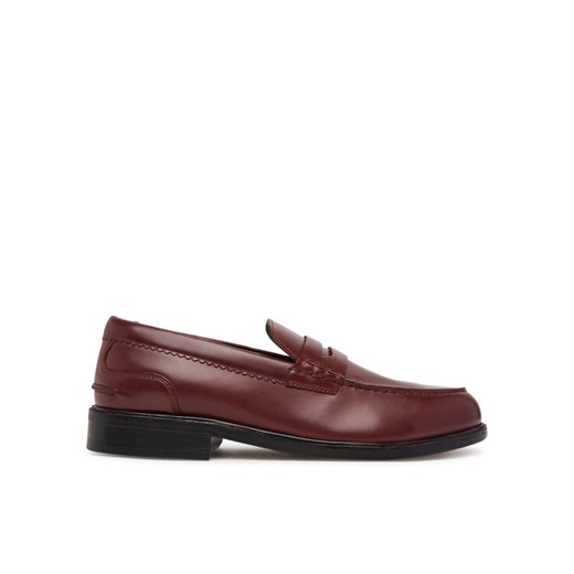 Mokasyny Clarks CraftJames Lo 26183358 Bordowy ze sklepu eobuwie.pl w kategorii Mokasyny męskie - zdjęcie 185653148
