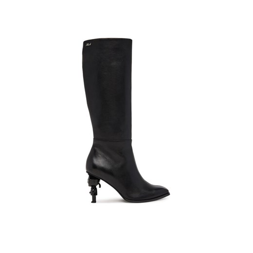 KARL LAGERFELD Kozaki KL39175 Czarny ze sklepu MODIVO w kategorii Kozaki damskie - zdjęcie 185653787