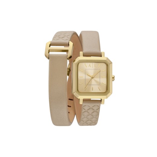 Armani Exchange Zegarek Classic AX5728 Beżowy ze sklepu MODIVO w kategorii Zegarki - zdjęcie 185653857
