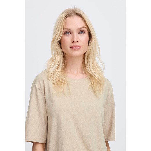 b.young Koszulka w kolorze beżowym M wyprzedaż Limango Polska
