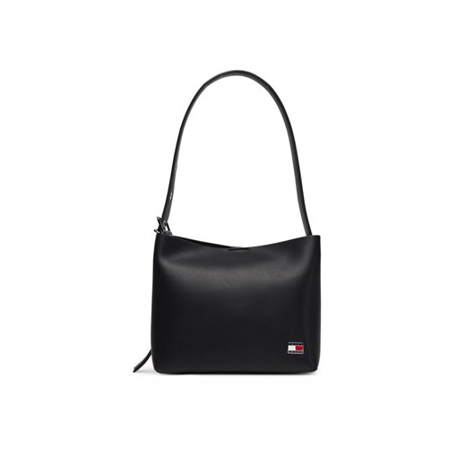 Torebka Tommy Jeans Tjw Cool Hobo Bag AW0AW17871 Czarny ze sklepu eobuwie.pl w kategorii Torebki damskie - zdjęcie 185655895