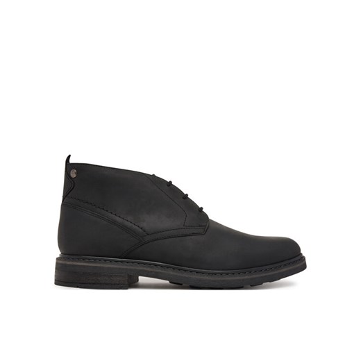Trzewiki Clarks Newford Mid 26183381 Czarny ze sklepu eobuwie.pl w kategorii Buty zimowe męskie - zdjęcie 185655905